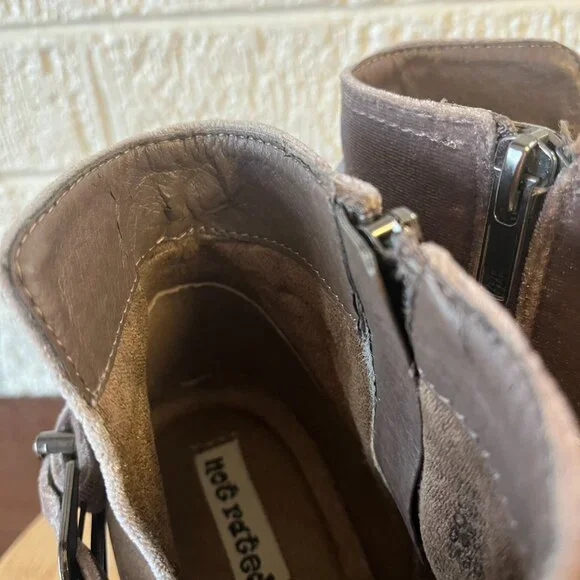 Not Rated Jibu Velvet Ankle Boot Ultra High Heels Size 9M - Picture 7 of 9